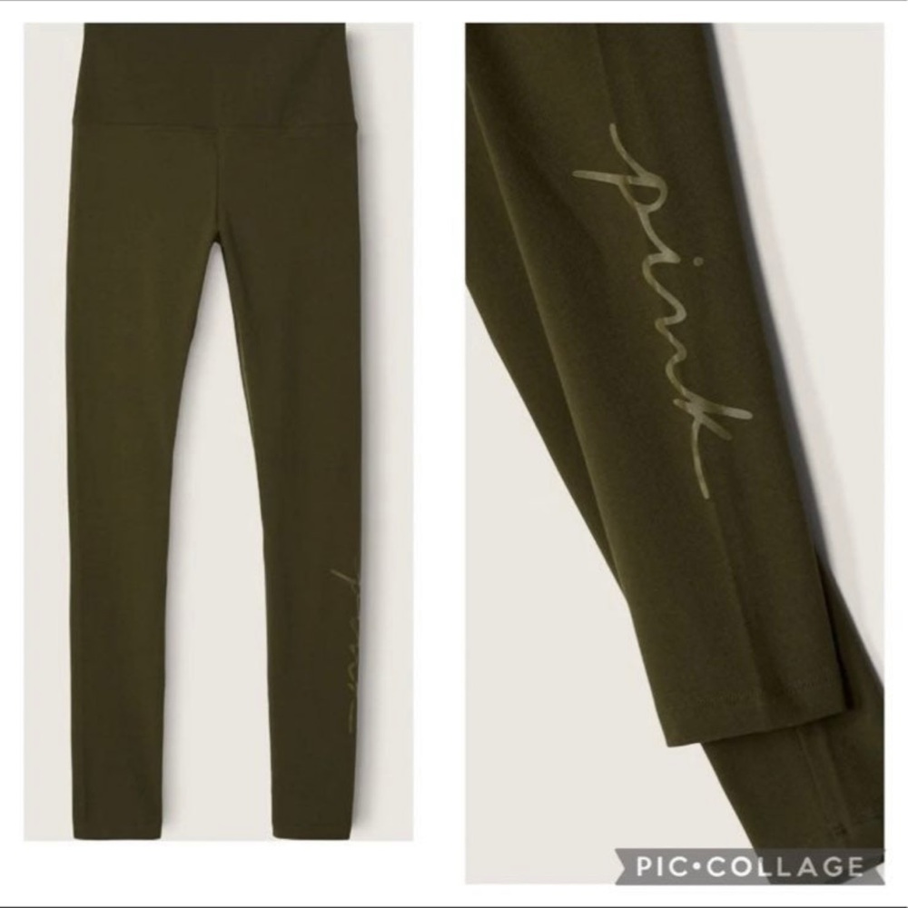 VS Pink legging green